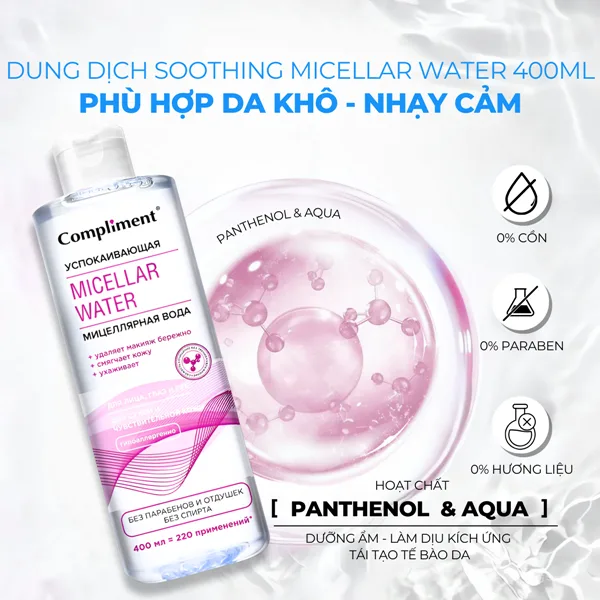 Nước Tẩy Trang Compliment 400ml Nước Tẩy Trang Compliment 400ml