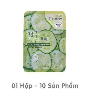 Mặt Nạ Dưỡng Ẩm Da Chiết Xuất Dưa Leo 3W Clinic 23ml