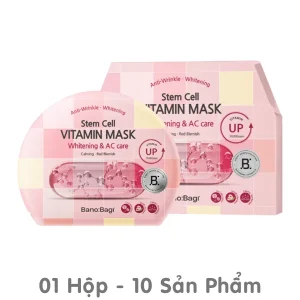Mặt Nạ Banobagi Dưỡng Sáng Và Chăm Sóc Da Mụn (Hồng) 30g
