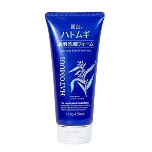 Sữa Rửa Mặt Ngừa Mụn, Dưỡng Ẩm Hatomugi 130g